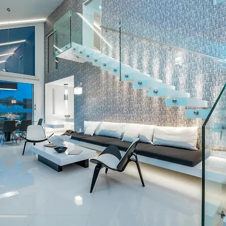 Villa Luxury Cavo Mare Meltemi With Private Pool&jacuzzi Plános
