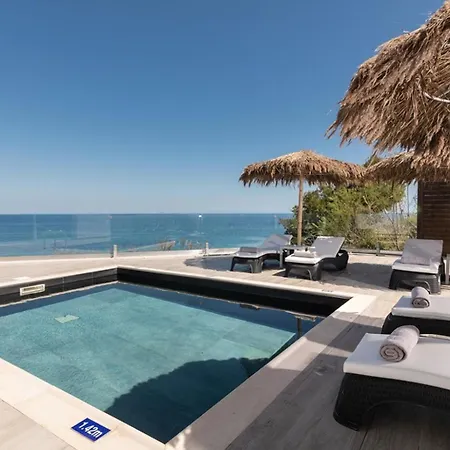 Luxury Cavo Mare Meltemi With Private Pool&jacuzzi Villa Plános
